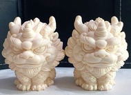 象牙果獅子擺設／象牙果擺設／石獅子