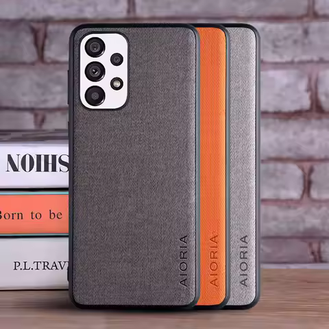 Case for Samsung Galaxy A73 A72 A70 A55 A53 A52 A50 A30S A50S A42 A35 A34 A33 5G 4G Leather Fashion 