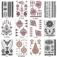 Instant Henna Temporary Tattoo Henna Tattoo Sticker Brown and Black L581