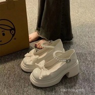 JK shoes法式玛丽珍小皮鞋约会浪漫jk制服原创时尚增高配裙子高跟单鞋