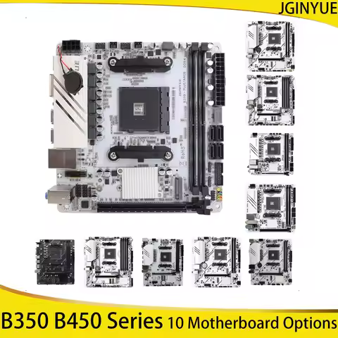 1PC B35/B45 Series PC Motherboard AMD ITX/M-ATX Size M.2 NVME DDR4 Dual Channels 4*Sata 3.0 USB Moth