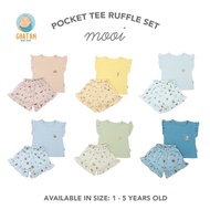 Mooi Pocket Tee Ruffle Set V.1 &amp; V.3 Kids Suit