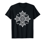 Coptic Orthodox Cross with Jesus Christ the Son of God T-Shirt