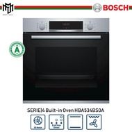 Bosch Series 4 Built In Oven With 7 Cooking Functions (71 L) HBA534BS0A