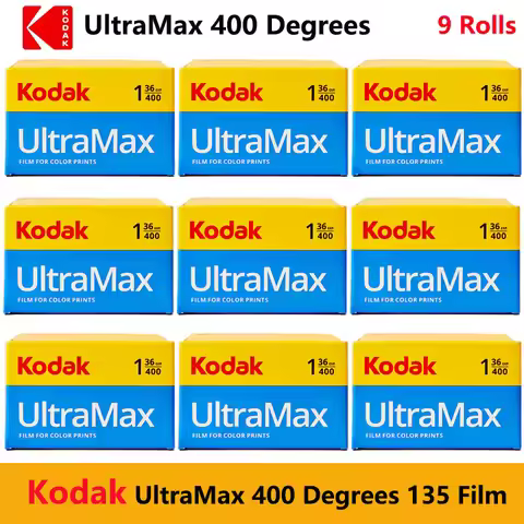 KODAK UltraMax 400 Color Print Film 135 Color Film 36 Exposure Per Roll Fit 1-10 Roll for Kodak H35 