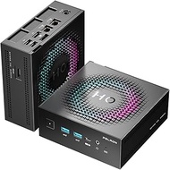 PELADN Mini PC, Ryzen AI 9 HX 370 (up to 5.1Ghz),32GB LPDDR5X/1TB PCIe 4.0 SSD,Dual 2.5G LAN,USB4 20