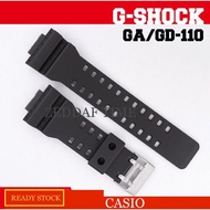 TALI G-SHOCK GA-110 COPY 1.1 QUALITY ORIGINAL HITAM MATTE / HITAM KILAT ( READY STOCK )