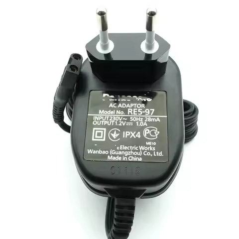 Hair Clipper Charger Power Cord for Panasonic ER503 ER506 ER5204 ER5208 ER5209 ER5210 ER806 ER807 ER
