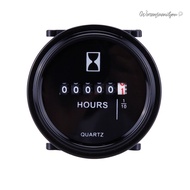 【COD】 Digital Hour Meter High Precision Engine Hour Meter 6V-80V Machinery Timer Quartz Timer Hourme