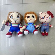 Trendy Halloween Plush Toy Chucky Doll Scary Clown Plush Figure