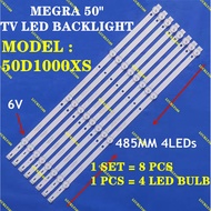 50D1000XS MEGRA 50" TV LED BACKLIGHT (LAMP TV) MEGRA INCH LED TV BACKLIGHT 50D1000X 50D1000