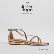 Junes Hope - Chelsea Sandals รองเท้าแตะรัดส้น รุ่นเชลซี รองเท้าผู้หญิง รองเท้าแตะแบบลำลองหญิง รองเท้