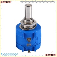 LETTER Wirewound Potentiometer, Adjustable Resistor 10 Turns Precision Potentiometer, Stable 3590S-2