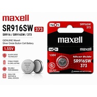 SR916SW (373) GENUINE Maxell Silver Oxide Battery 1.55V
