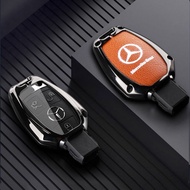 For Mercedes Benz CLA GLA GLK AMG GLC C C200 B200 S C E Class W213 Key Chains Case Ring Cover Car Ac