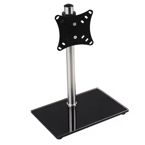 Universal Tv Stand Adjustable Table Top Tv Stand for 14-27 Inch Led Height Screen Holder Tv Base Sta