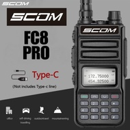 PROMO[COD] HT SCOM FC8 PRO HT DUAL BAND JAMAN NOW SUPPORT USB C CHARGING
