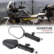 For Husqvarna norden901 Norden 901 NORDEN 901 Motorcycle Rearview Mirror Adventure ADV Foldable Mirr