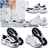 FILA Adult Men/Women AURUS v3 LITE Korean Daddy Shoes Retro Sneakers Thick-Soled FILA Shoes [Street 