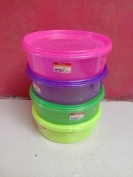 3 Pcs Baskom Tutup / Baskom Plastik Tutup / Toples Plastik /Wadah Sayur / Tempat kue / Baskom Serbaguna