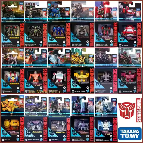 In Stock Takara Tomy Transformers SS Studio Series Core Class Bumblebee Frenzy Arcee Collectible Fig
