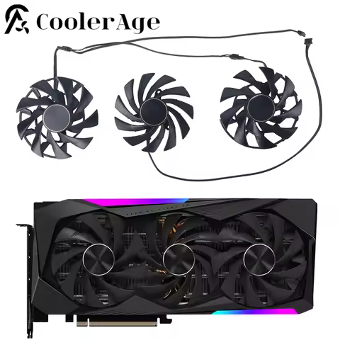 New Original RTX3060Ti RTX3070 Video Card Fan For Gigabyte AORUS GeForce RTX 3060 Ti 3070 MASTER Gra