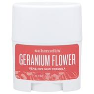 Flower Sensitive Skin Natural Deodorant Stick Travel Size 0.7 ounces 19.8 grams, geranium, 2.8219 Ou