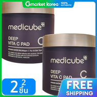 Medicube | Deep Vita C แผ่นเช็ดหน้า 70 แผ่น x 2 ชิ้น (1+1)