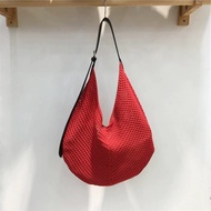 Niche Blogger Hollow Stitching Woven Bag Casual Beach Bag