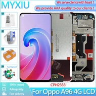 6.59" IPS NEW For Oppo A96 4G LCD Display Touch Screen With Frame Digitizer Assembly Replacement For