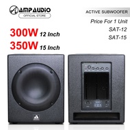 AmpAudio12Inch /15Inch  Powered Subwoofer Active Subwoofer with RCA Input and XLR Input Strong Bass