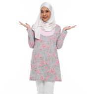 AQEELA Nursing Neckline T-Shirt - Pink (ai1001b)
