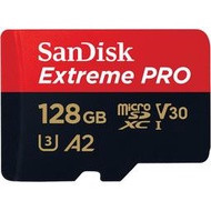 SanDisk Extreme Pro Micro SD 128G V30 U3 A2 記憶卡-RM496