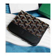 New Goya Bag All-Match [Italian Craftsmanship Ancient Method Bag] Zipper Coin Purse Original Coated 