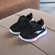 รองเท้าผ้าใบเด็กมีไฟ LED, รองเท้าเด็กเรืองแสงรองเท้าผ้าใบผ้าตาข่ายเรืองแสงสำหรับเด็กผู้ชายและเด็กผู้