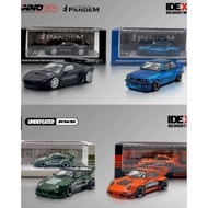 Inno indonesia diecast expo xii 12 porsche rwb undefeated, nsx, bmw e30