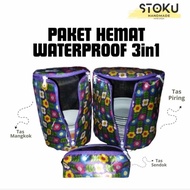 Plate Bag Package, Bowl Bag, Waterproof Spoon Bag, Complete Package Get 3pcs