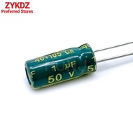 20PCS 1UF 50V 1mf 105C 5X11mm Aluminum Electrolytic Capacitor 50V1UF radial lead