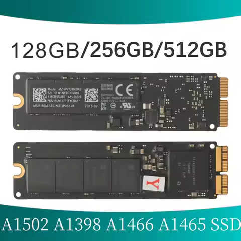 Original SSD For Macbook Air & Pro Retina A1502 A1398 A1466 A1465 SSD 128GB 256GB 512GB Solid State 