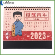 Student Gift 2023 Desk Calendar Planner Monthly Pad Standup Small Decorative  caislongs
