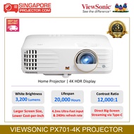 ViewSonic PX701-4K 3,200 ANSI Lumens 4K Home Projector