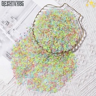 GESH1VX65 1000pcs 3-5mm Luminous Sand, Garden Home Pebbles Stone, Path Lawn Yard Fish Tank Decoratio