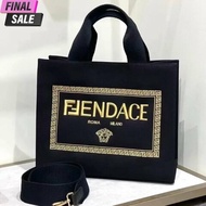 Fendi FENDACE Signature 中款 帆布包( Fendi × Versace 聯乘膠囊系列 )