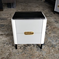 Light Luxury ins Iron Bedside Table Simple Board Style Paint Bedroom Bedside Table Multifunctional S