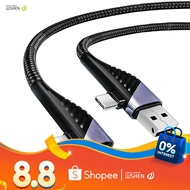 WSKEN 4-in-1 Charging Cable PD 65W Fast Charging 5A USB C to Type C Compatible iPho/Android/Laptops
