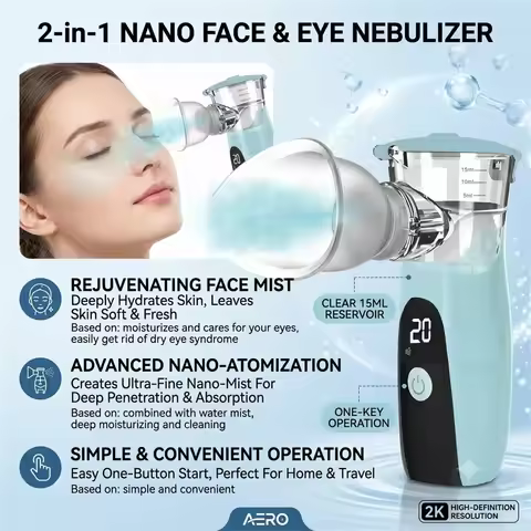 Multi-color Eye Sprayer Face Nano Nebulizer Beauty Eyes Mister Dry Eye Relieve Eye Fatigue Moisturiz