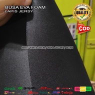 HITAM 2mm Jersy Fabric Eva Foam Upholstery Foam Price Per Sheet - Black