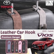 Toyota Vios Car Hook Hanger Leather Vios Accessories 2023 GR Penggantung Kereta Aksesori 2024 汽车挂钩