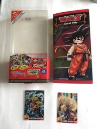 龍珠 森永 萬代 膠咭 特別卡 V JUMP 原裝日本 連專用卡簿 9×9新 V JUMP DragonBall cards No82, 164  