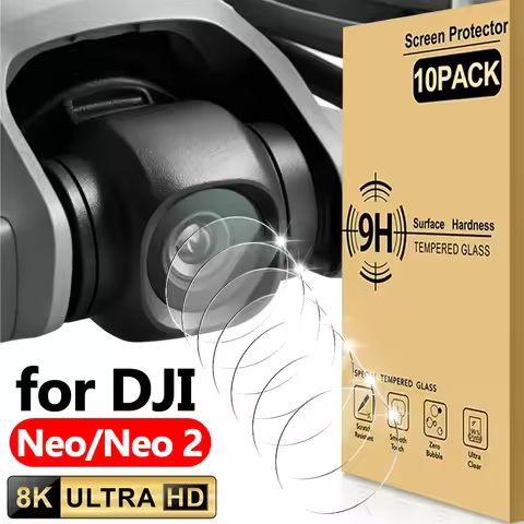 Tempered Glass Camera Protectors Lens Films for DJI Neo 2/Neo Drone Shatterproof HD Clear Lens Prote
